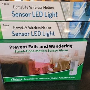 Two Sensor LED Lights & Motion Sensor Alarm